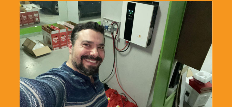 LEBANESE CUSTOMER FEEDBACK-HIGH FREQUENCY SOLAR INVERTER